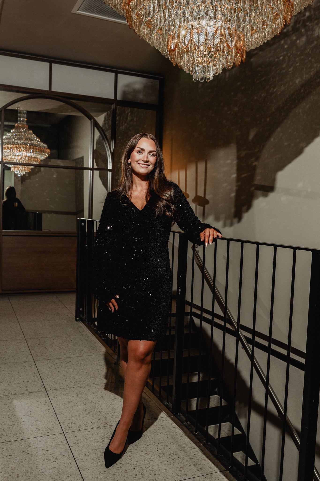 PCKAM Short Dress - Black